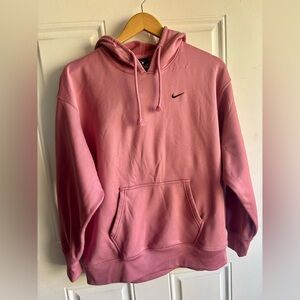 NIKE DRI-FIT Size M Womens Drawstring Pocket Fleece Lined Athletic Hoodie